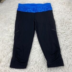 Lululemon Crop Leggings w Side pockets